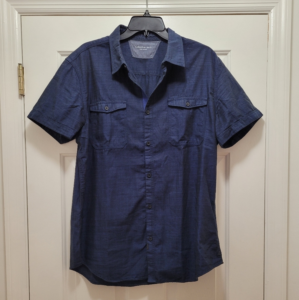 CK Jeans Dark Blue Button Down